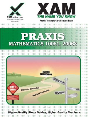 cover image of PRAXIS Mathematics 10061, 20063